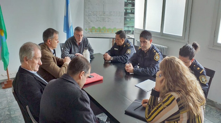 Reunión en Seguridad por los festejos de la Primavera