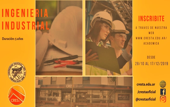 Se inicia la inscripción a la carrera de Ingeniería Industrial
