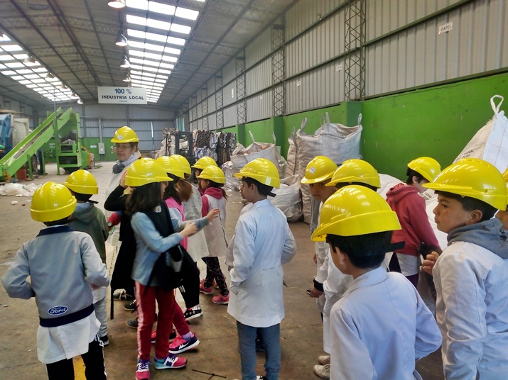 Alumnos de la EP N° 14 visitaron la Planta de Reciclado