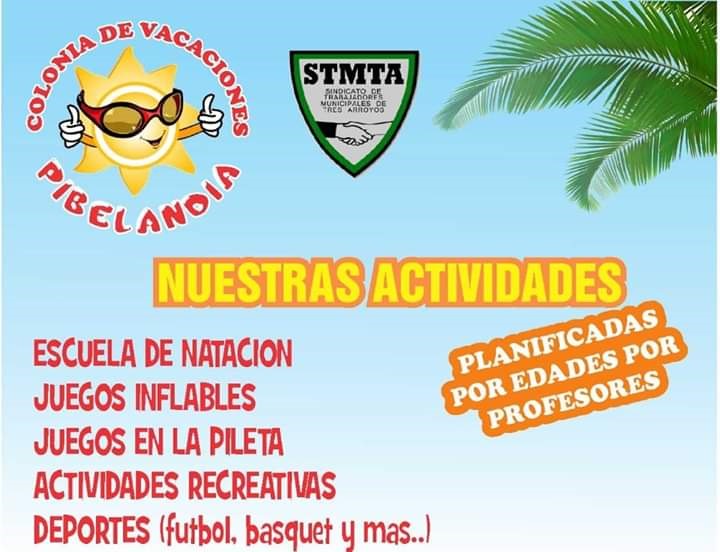 Abren inscripción para Pibelandia en el Sindicato Municipal