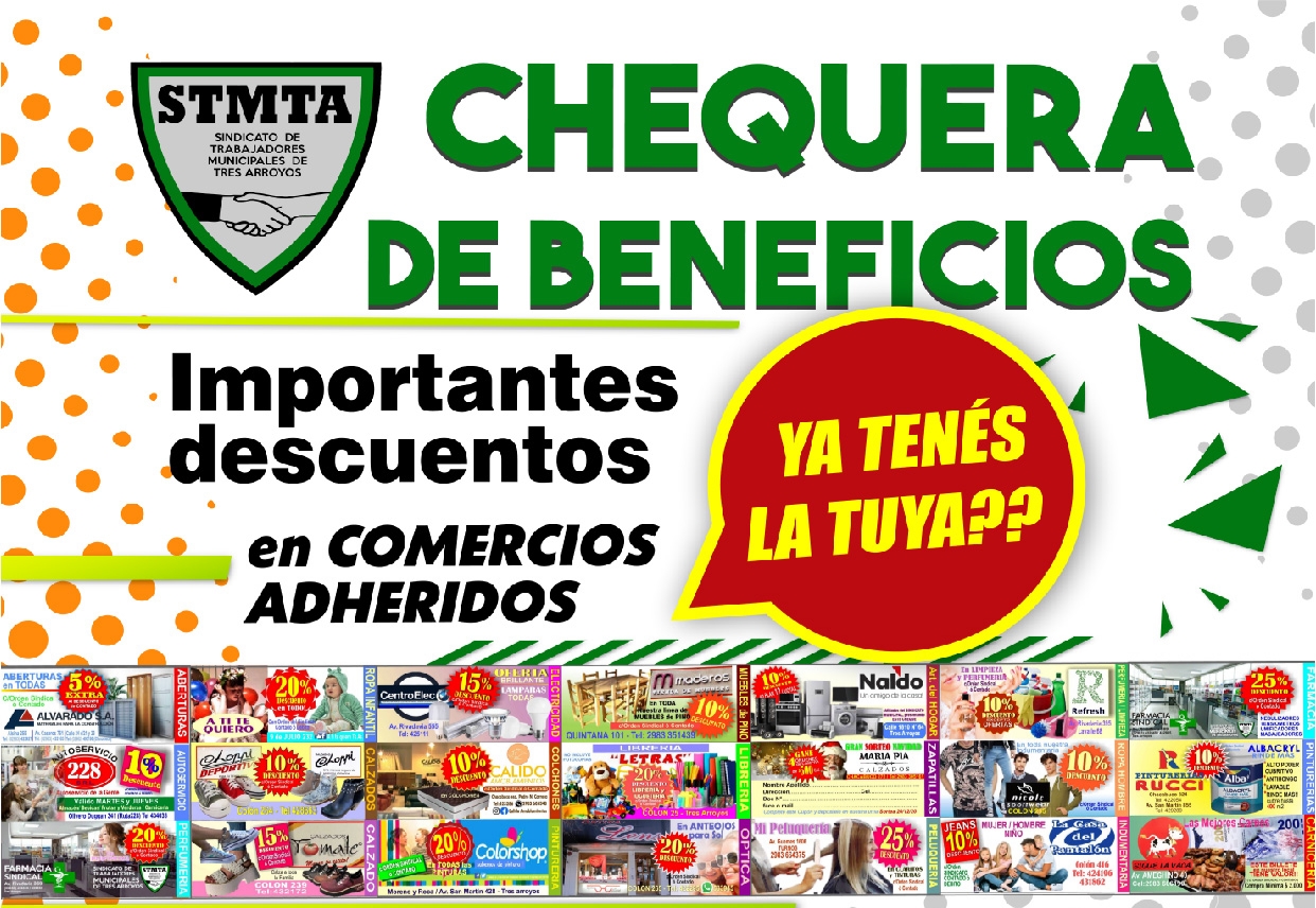 Con sistema de cupones de descuento, lanzaron el bono contribución del Sindicato Municipal