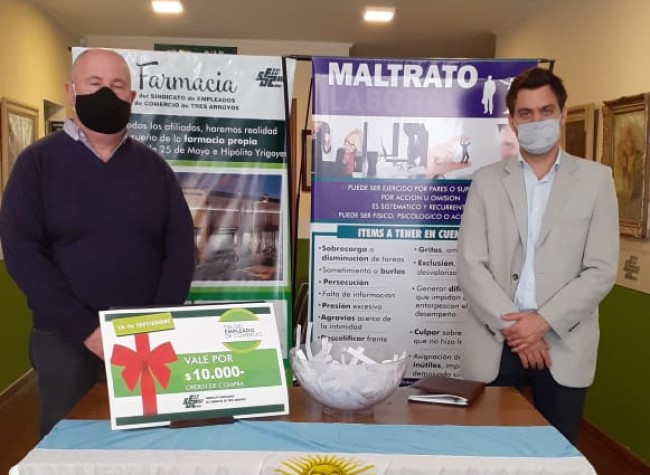 Sortearon veinte ordenes de compra para afiliados de Empleados de Comercio