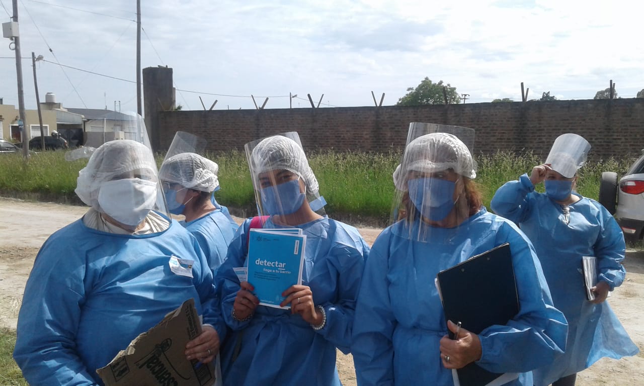 Una voluntaria del Detectar, conforme: «el 90% la gente estuvo muy predispuesta», planteó