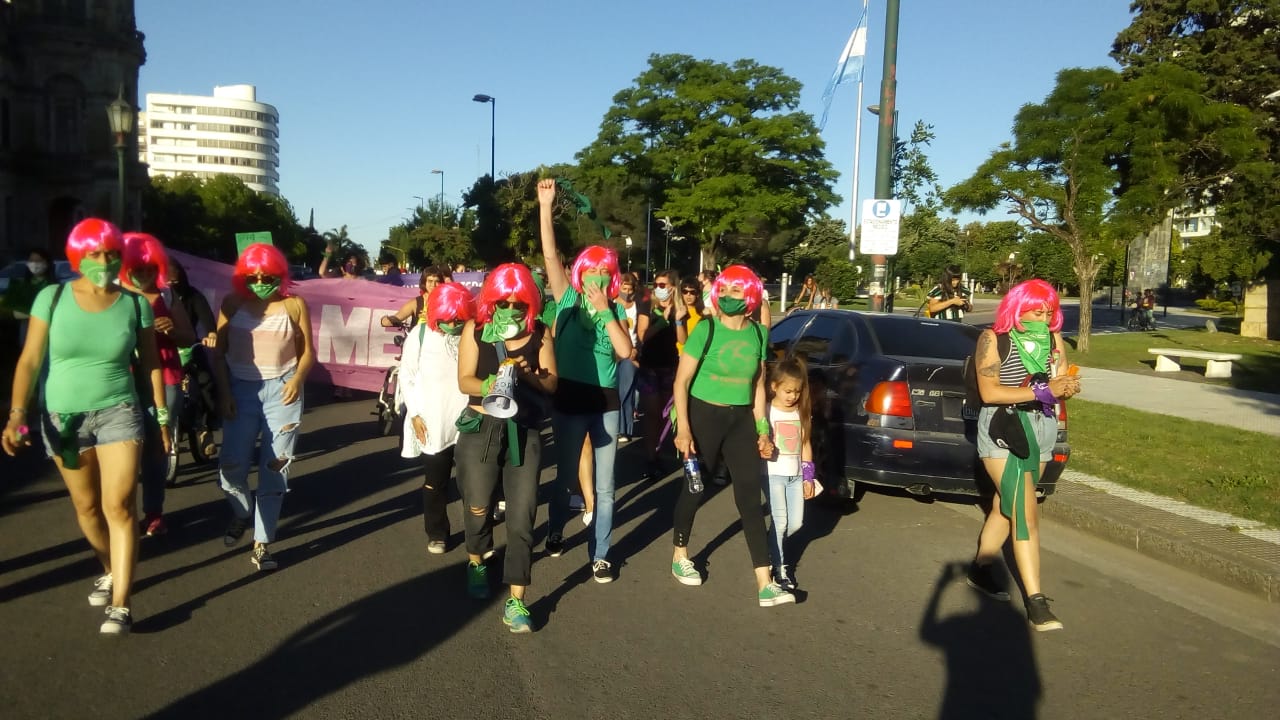 Marcharon en reclamo por la adhesión al protocolo de interrupción del embarazo
