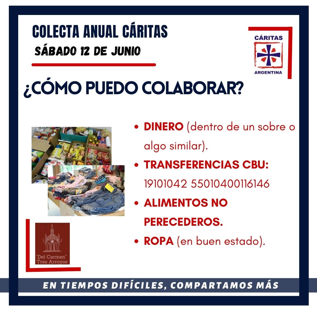 Cáritas efectúa su colecta anual en la ciudad