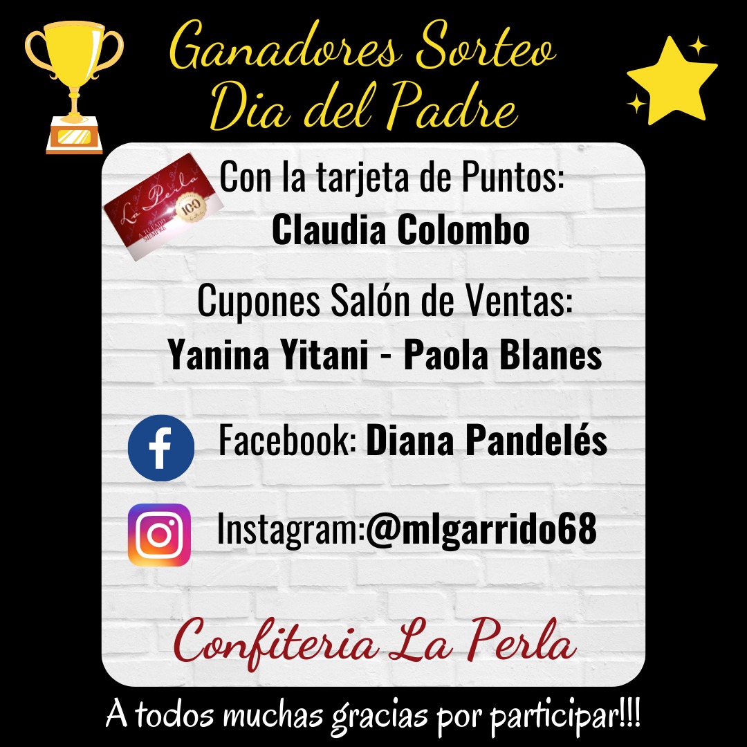 La Perla sorteó órdenes de compra para festejar el Día del Padre