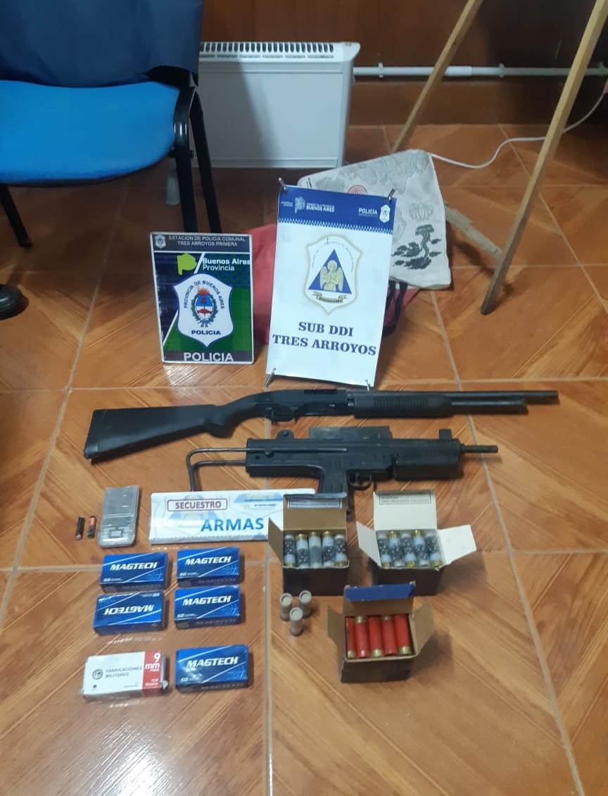 Recuperaron armas y detuvieron a un hombre tras el robo en el destacamento de Lamadrid al 1900