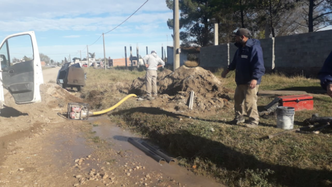 Continuaron tareas de limpieza, instalación de de agua de red y reacondicionamiento