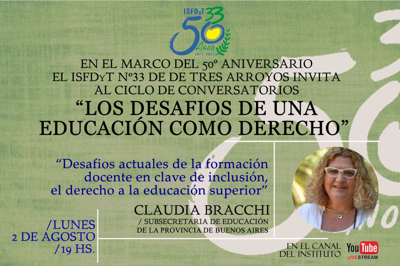 El Instituto 33 inicia su ciclo de conversatorios por su cincuenta aniversario