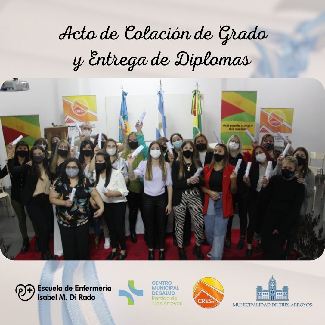 Entregaron diplomas a egresados de Enfermería