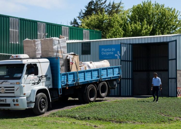 Llegó la planta generadora de oxigeno a la ciudad