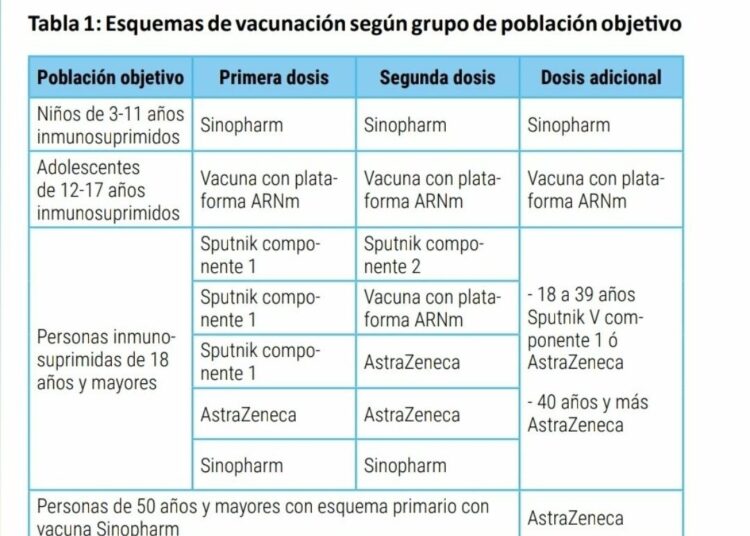 Terceras dosis de vacunas: aclaran los grupos objetivos tras la adjudicación de turnos