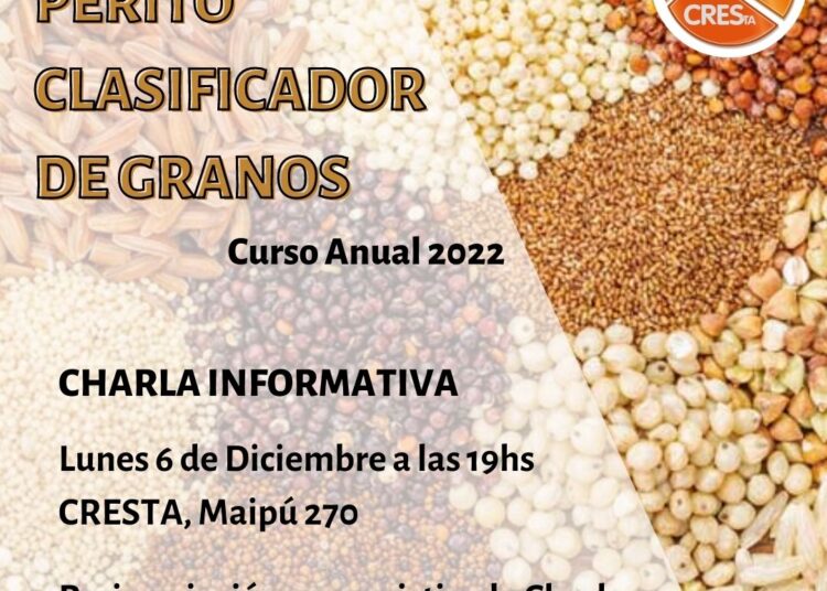 Reabren el curso de perito en granos a partir de marzo próximo
