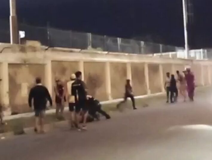 No pasa solo en los boliches: disturbios, palazos e insultos en cancha de Huracán tras los penales