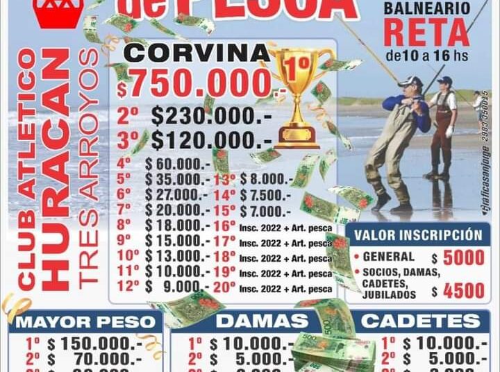 Huracán realiza se concurso de pesca