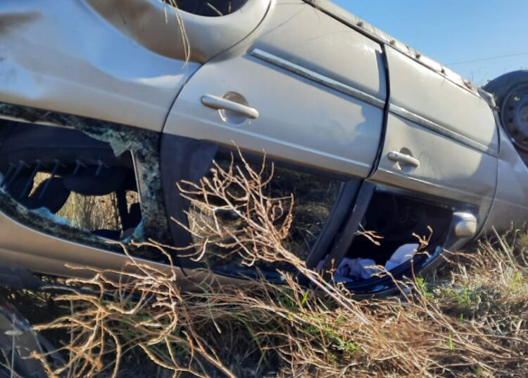 Vuelco impactante en la Ruta 73: tres personas tuvieron que ser hospitalizadas