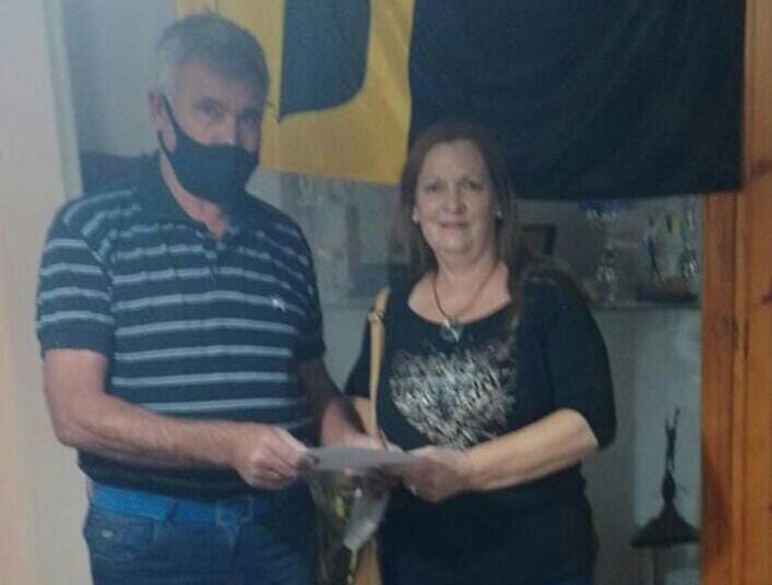 María Geravi se alzó con los $30 mil mensuales de la rifa de Olimpo: quedan apenas 30 números