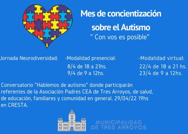 Continúan con las actividades por el Día Mundial de la Concientización sobre el Autismo, que se extenderá a todo abril