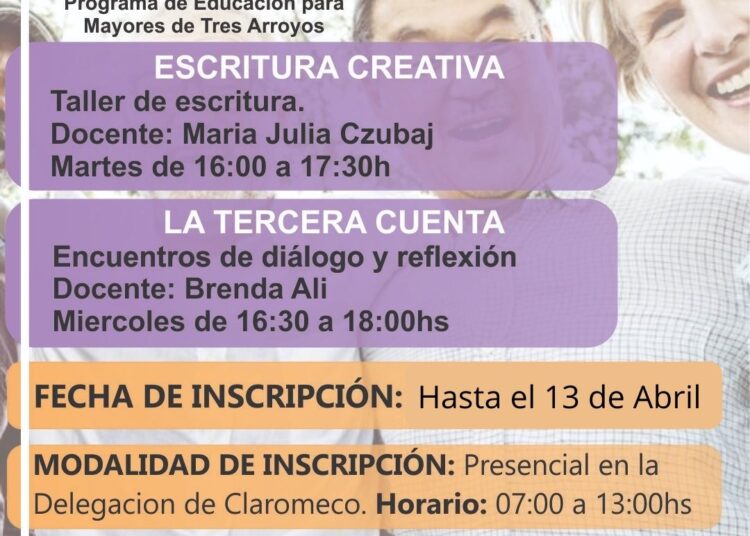 Claromecó: inscriben para dos talleres del PEMTA