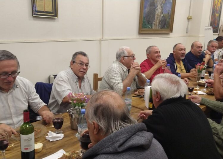 Jubilados y jubiladas mercantiles celebraron un encuentro gastronómico