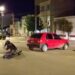 Fuerte accidente con daños y un herido en San Martín y Azcuénaga