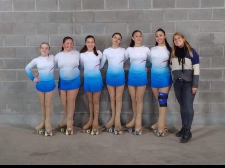 Las patinadoras de Colegiales hicieron una buena presentación