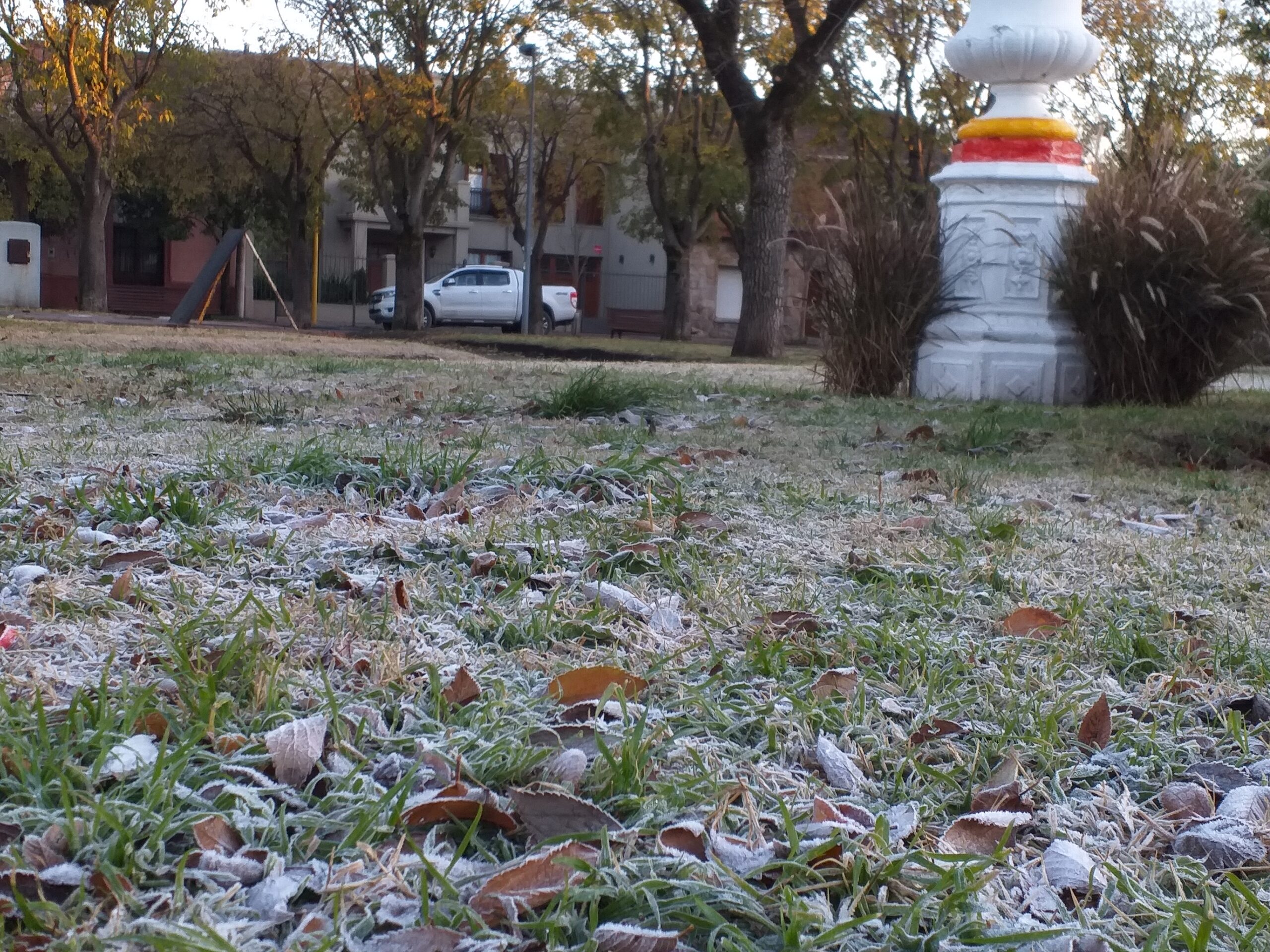 Helada y -2.6° de térmica en la ciudad, en el segundo día de frío intenso