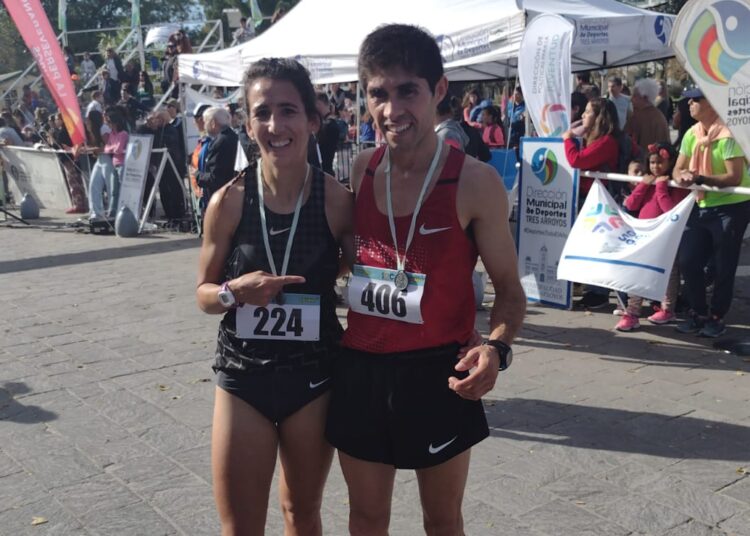 Los olavarrienses Gustavo Fernández y Cecilia Fernández ganaron el segundo desafío de «Corré por el Hospi 2022»