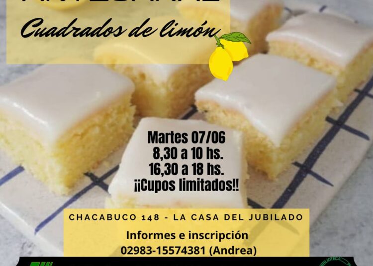 La Biblioteca Cacuri ofrece curso de pastelería artesanal