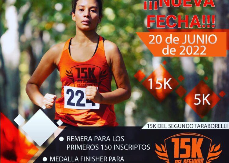 Convocan a los 15 K del Segundo Taraborelli el lunes 20