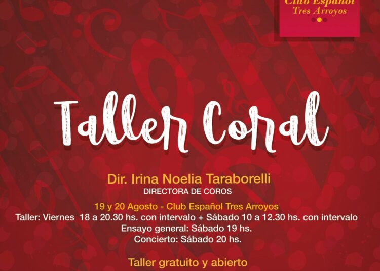 El Club Español ofrece taller para coreutas con reconocida especialista