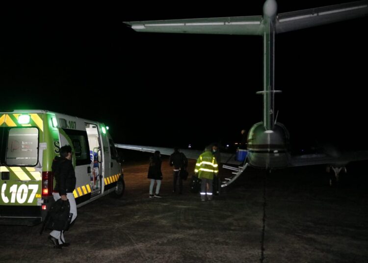 Trasladaron órganos donados por la familia de una paciente