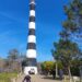 Comenzaron con los preparativos para pintar el Faro de Claromecó