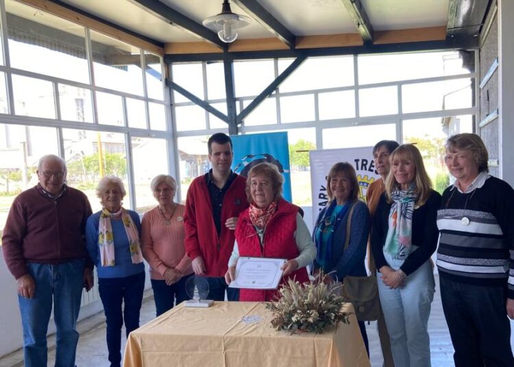 Distinguieron a una tresarroyense por su labor solidaria
