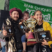 Pareja local de zamba se alzó con el primer premio en un certamen folklórico