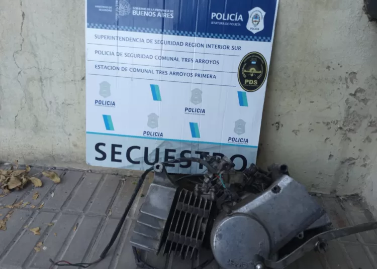 Tras un operativo en el Unión Sur, recuperaron un motor robado en setiembre