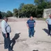Sánchez visitó la obra de entoscado y cordón cuneta en Cascallares