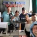 Federico Blanco y su tradicional brindis en los estudios de la Radio