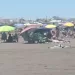 Claromecó: el calor atrajo a los turistas a la playa