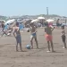 Claromecó: el calor atrajo a los turistas a la playa