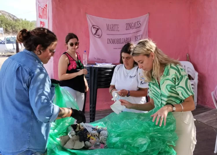 Efectuaron el Censo costero de basura en Reta