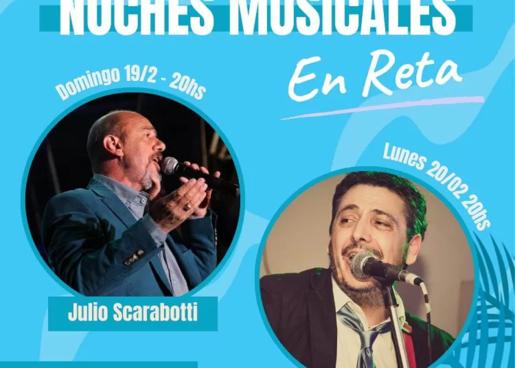 Reta: convocan a shows de Scarabotti y Moreno el domingo y lunes próximos