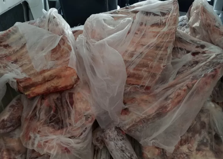 Secuestraron carne no apta para consumo en el Supermercado Toledo