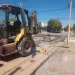 Se rompió un caño en Domingo Vázquez al 800 y la ciudad registrará falta de suministro de agua