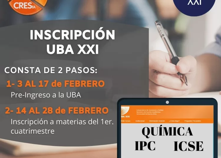 Inscriben para cursar el UBA XXI en el CRESTA