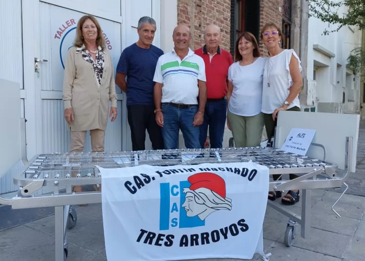 El CAS Fortín Machado donó camas ortopédicas a ALPI