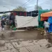 Tras la lluvia, las complicaciones: puestos dañados y trabajo contrarreloj para continuar la Fiesta del Trigo
