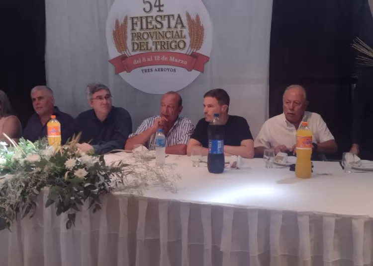 Oficiaron el almuerzo oficial de la Fiesta del Trigo