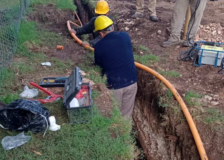 Quedó culminada la provision de gas para un sector del Villa Italia