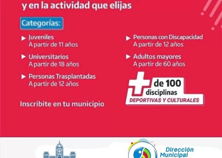 Se abre la inscripción para los Juegos Bonaerenses 2023